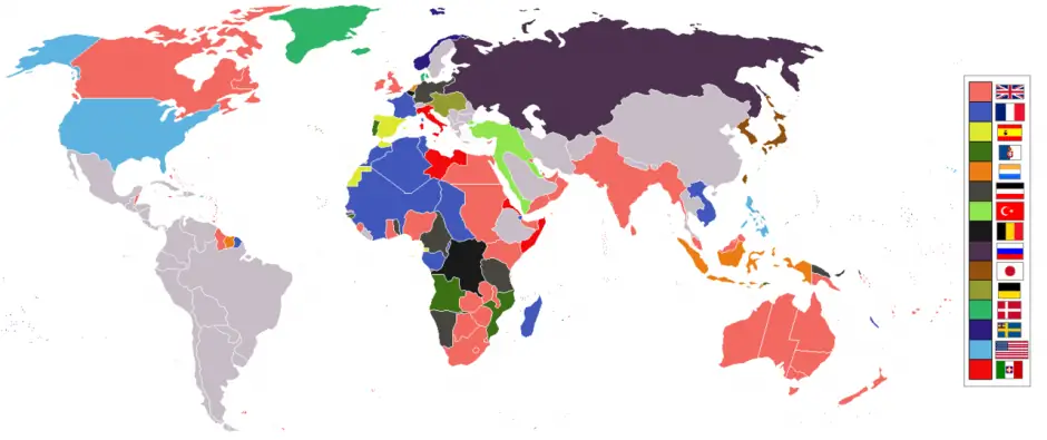 The world’s empires before WWI