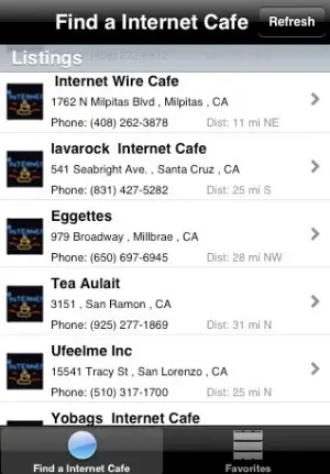 Find Internet Cafe